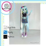 Nightmare Black Nylon Doll Hair