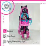 Silver Strand Metallic Nylon Doll Hair