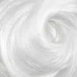 Angel White Nylon Hair - Bright white reroot fiber for Rainbow High and Monster High dolls. A cooler, brighter alternative to Ivory Saran.