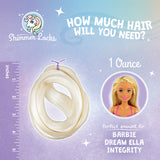 Sapphire Nylon Doll Hair