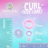 Bohemian Curly Nylon Doll Hair 20mm