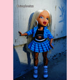 Baby Blonde Nylon Doll Hair