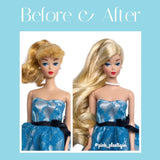 Barbara Blonde Saran Doll Hair