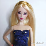 Barbara Blonde Saran Doll Hair