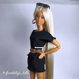 Blonde Aura Nylon Doll Hair