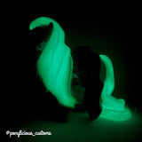 Blue Glow in the Dark Doll Hair