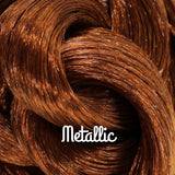 Brilliant Auburn Metallic Nylon Doll Hair