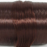Burnt Umber Nylon Doll Hair