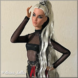 Platinum Blonde Nylon Doll Hair