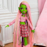 Green Tea Mochi Micro Braids Nylon Doll Hair