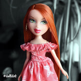 Carrot Cake Saran Doll Hair