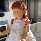 Carrot Cake Saran Doll Hair