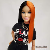 Shadow Saran Doll Hair