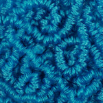 Coldilocks vibrant blue curly nylon doll hair in a tight 3mm curl size for custom doll rerooting and restoration