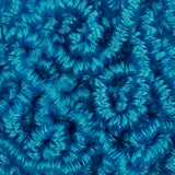 Coldilocks vibrant blue curly nylon doll hair in a tight 3mm curl size for custom doll rerooting and restoration
