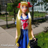 Cornsilk Nylon Doll Hair