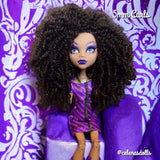 Bittersweet Curly Nylon Doll Hair 5mm 10mm 20mm
