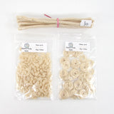 Pale Ash Curly Nylon Doll Hair 5mm 20mm