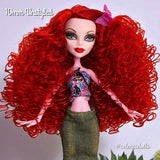 Reckless Curly Nylon Doll Hair 5mm 10mm 20mm