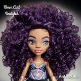 Spellbound Curly Nylon Doll Hair 5mm 10mm 20mm