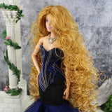 Tuscan Amber Nylon Doll Hair