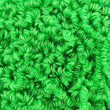 Wired Lime Curly Metallic Nylon Doll Hair 5mm