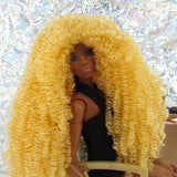 Cashew Later Curly Nylon Doll Hair 5mm