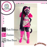 Dark Embrace Nylon Doll Hair