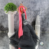 Electric Pink Nylon Doll Hair