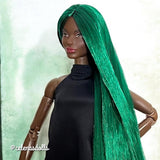 Emerald Nylon Doll Hair