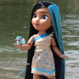 Nightmare Black Nylon Doll Hair