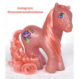 Coral Blush Nylon Doll Hair
