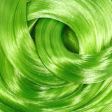 Funhouse Green nylon doll hair by Shimmer Locks. Bright neon lime green fiber and closest match for the Monster High Skullector Killer Klowns doll.