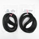 Glazed Onyx Metallic Nylon Doll Hair