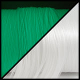 White Glow in the Dark Doll Hair