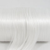 White Glow in the Dark Doll Hair