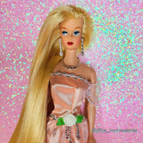 Golden Blonde Saran Doll Hair