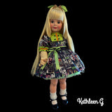Golden Blonde Saran Doll Hair