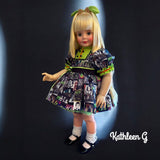 Golden Blonde Saran Doll Hair