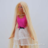 Honey Butter Nylon Doll Hair