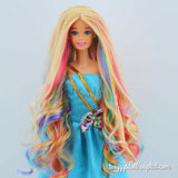 Honey Butter Nylon Doll Hair