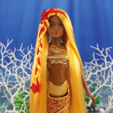 Honey Gold Nylon Doll Hair