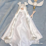Ice Queen Metallic Nylon Doll Hair