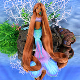 Maple Auburn Saran Doll Hair
