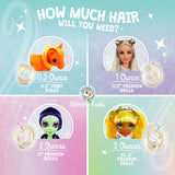 Melon Smoothie Saran Doll Hair