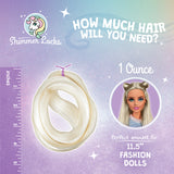 Cybertronic Pink Saran Doll Hair