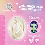 Melon Smoothie Saran Doll Hair
