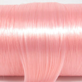 Pink Satin Nylon Doll Hair