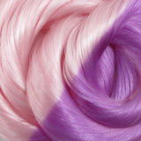 Pink to Violet UV Doll Hair