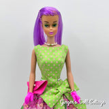 Pink to Violet UV Doll Hair